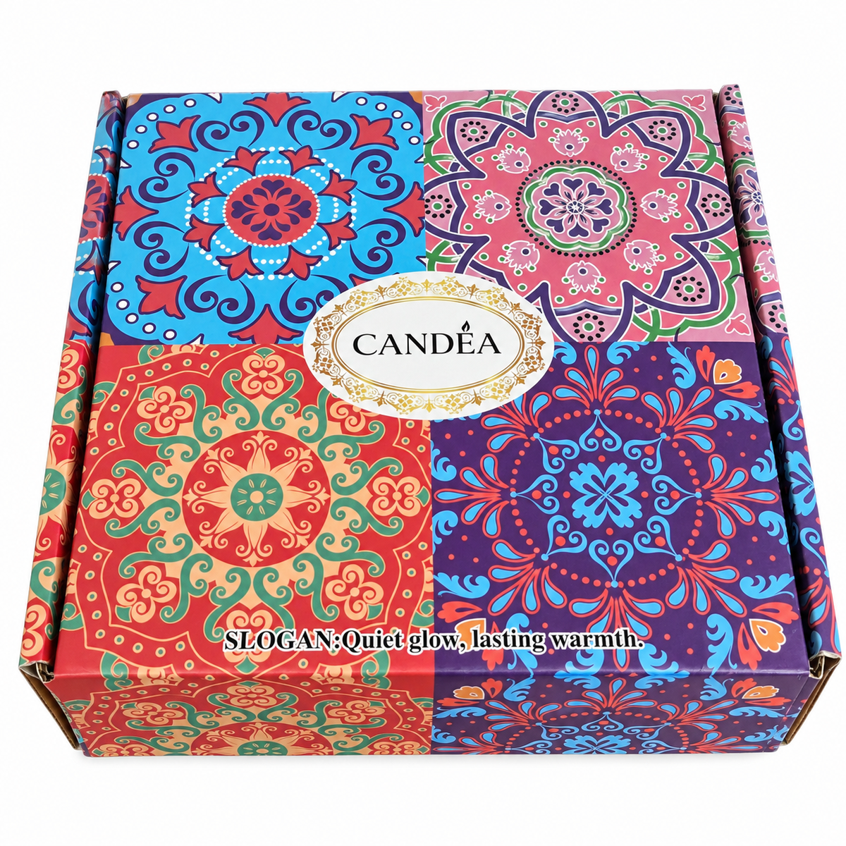 Scented Candle Gift Box- Set of 4 Tinned Candles