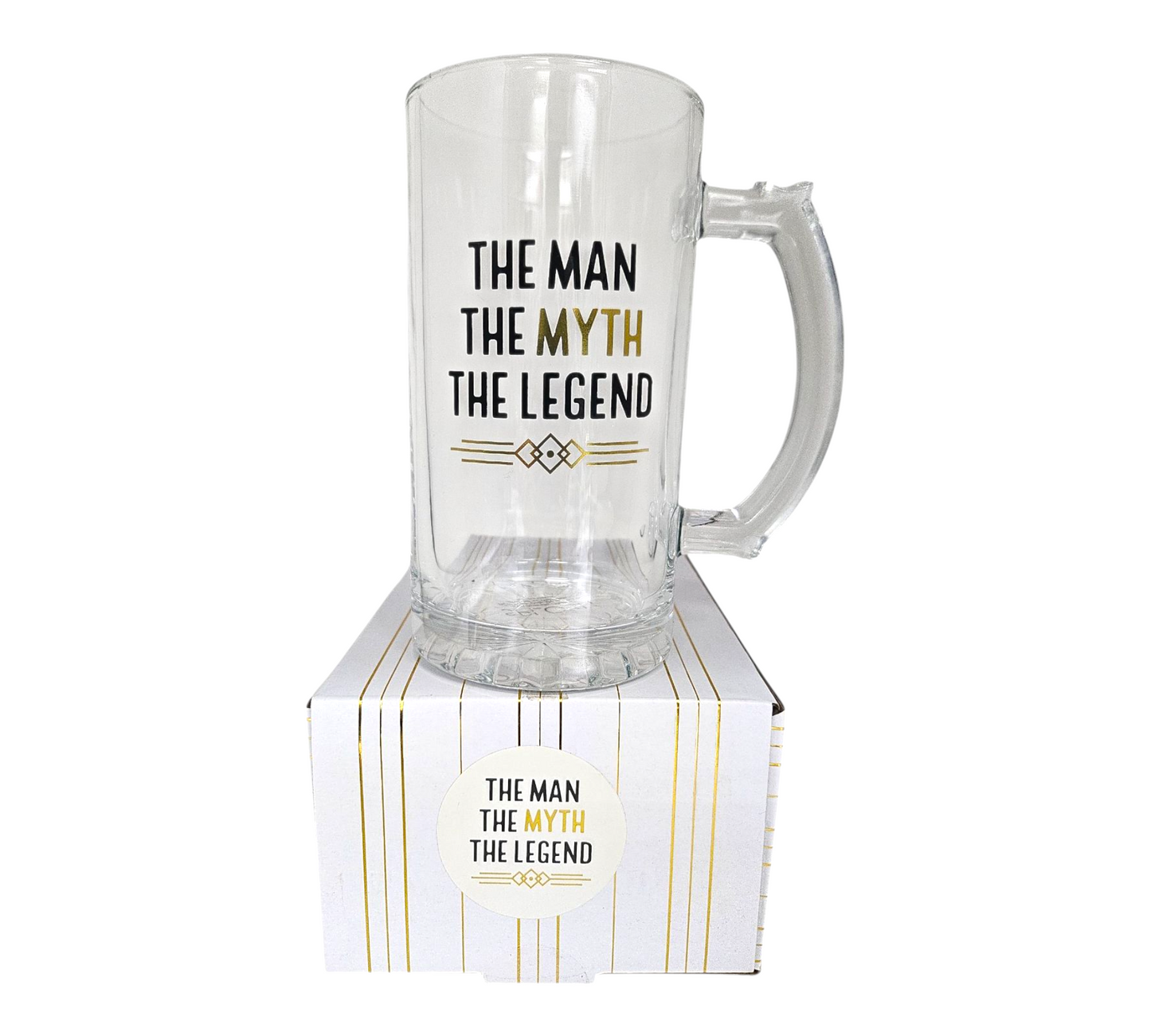THE MAN THE MYTH THE LEGEND-BEER MUG (470ml)