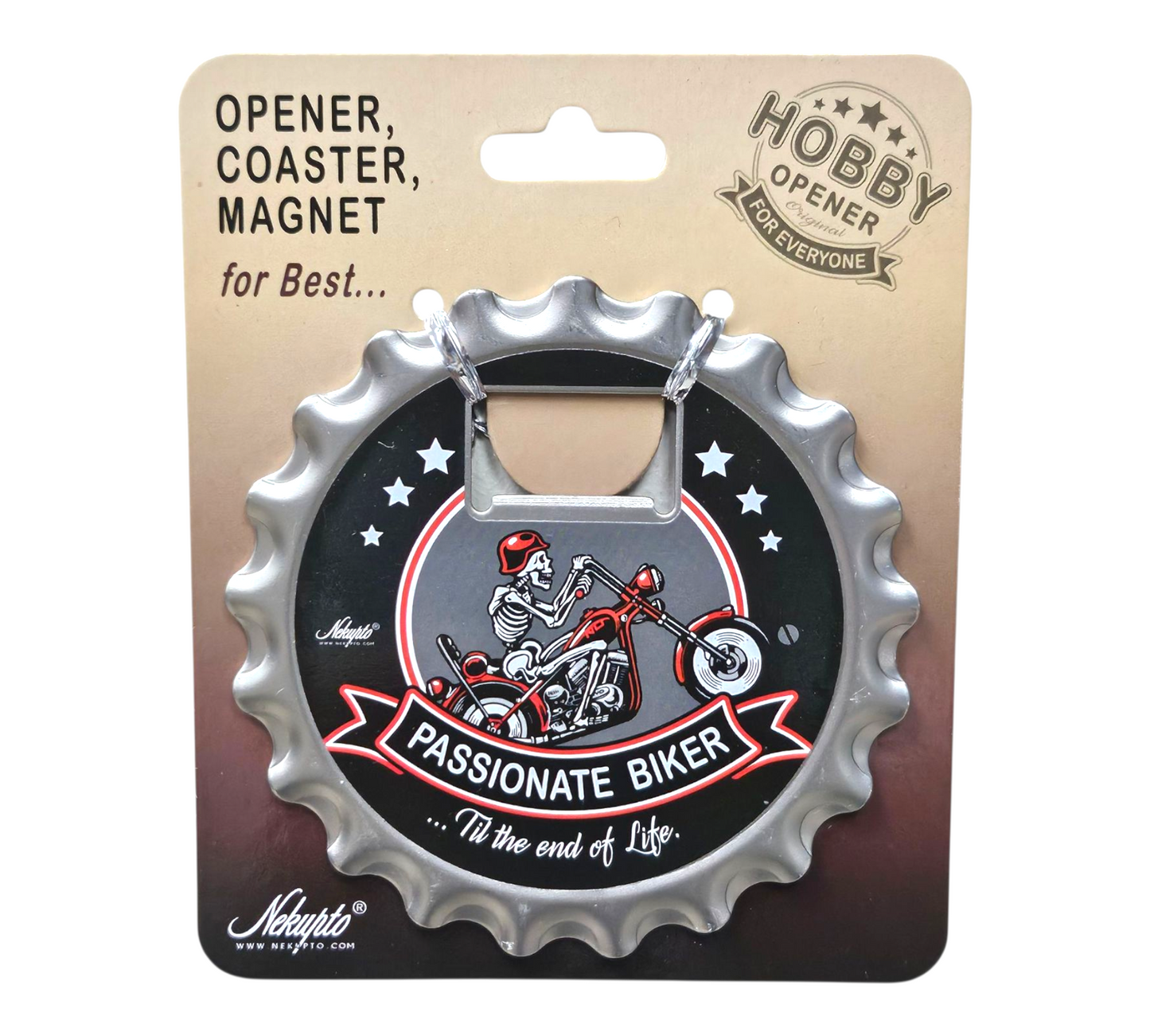 PASSIONATE BIKER Opener/Coaster/Magnet