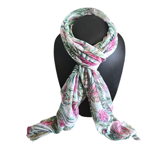 ELEGANT FLORAL SCARF #13 — view 2