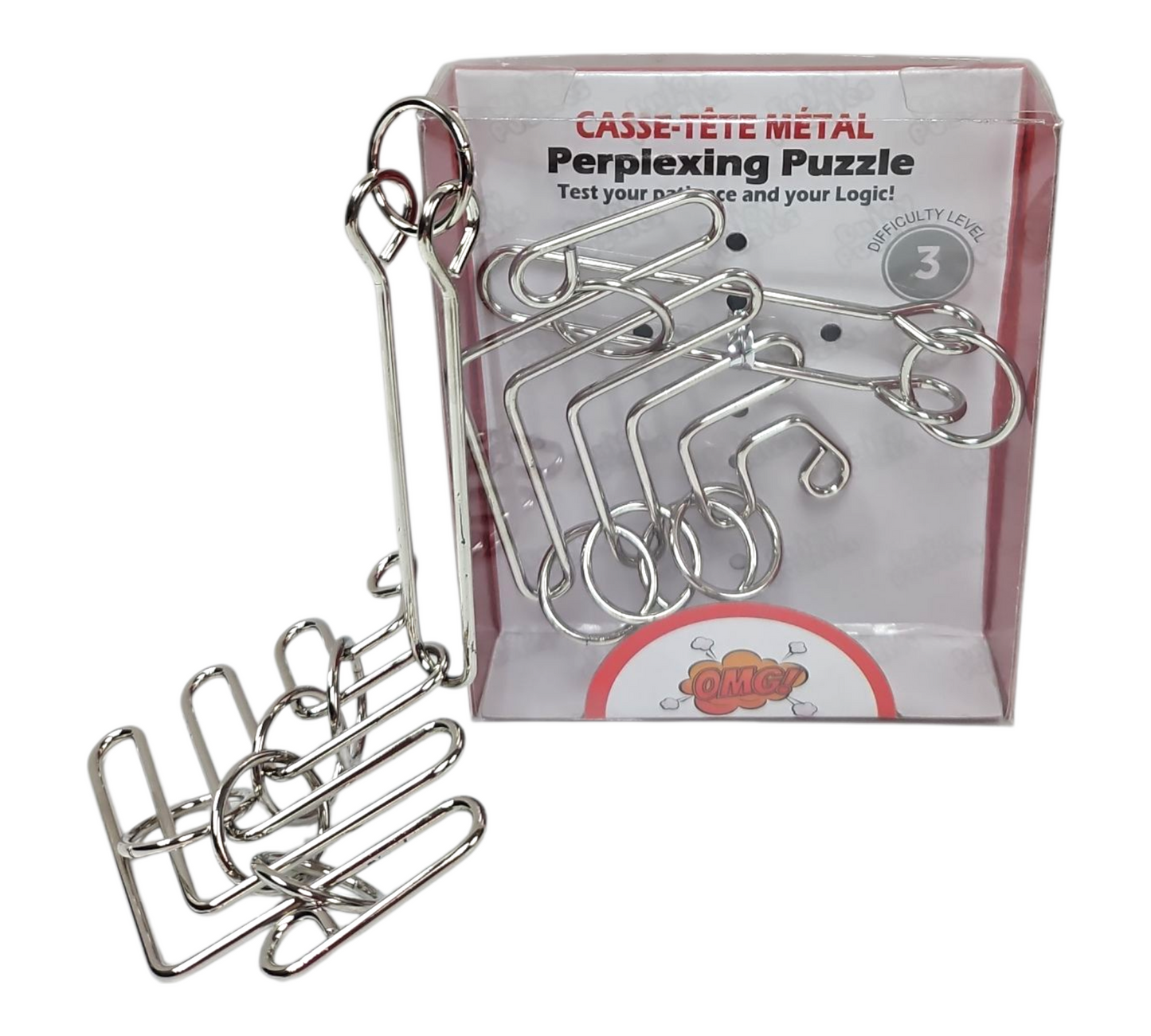 ZIGZAG RINGS METAL PUZZLE (A)