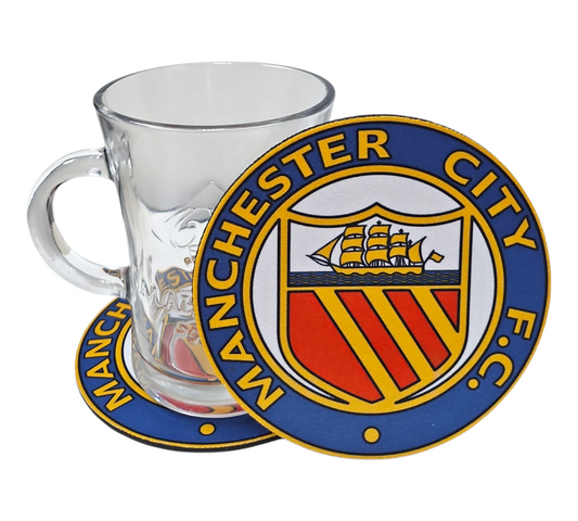 MANCHESTER CITY F.C COASTER — view 2