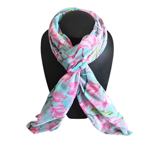 ELEGANT FLORAL SCARF #15 — view 2