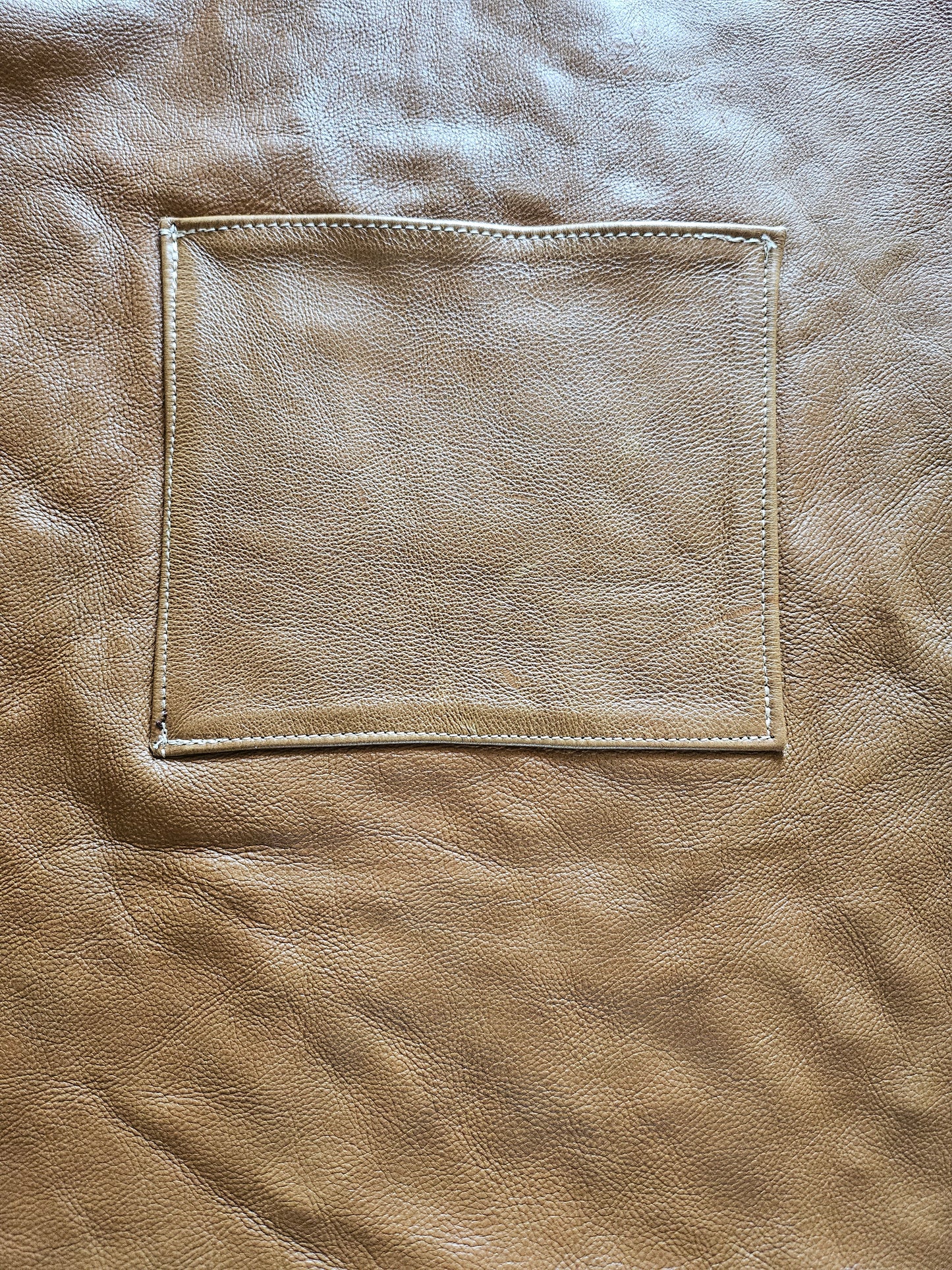100% Natural Leather Handcrafted Apron (Tan)