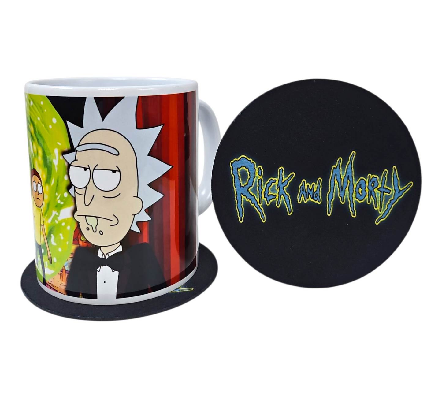 RICK and MORTY MUG & COASTER SET