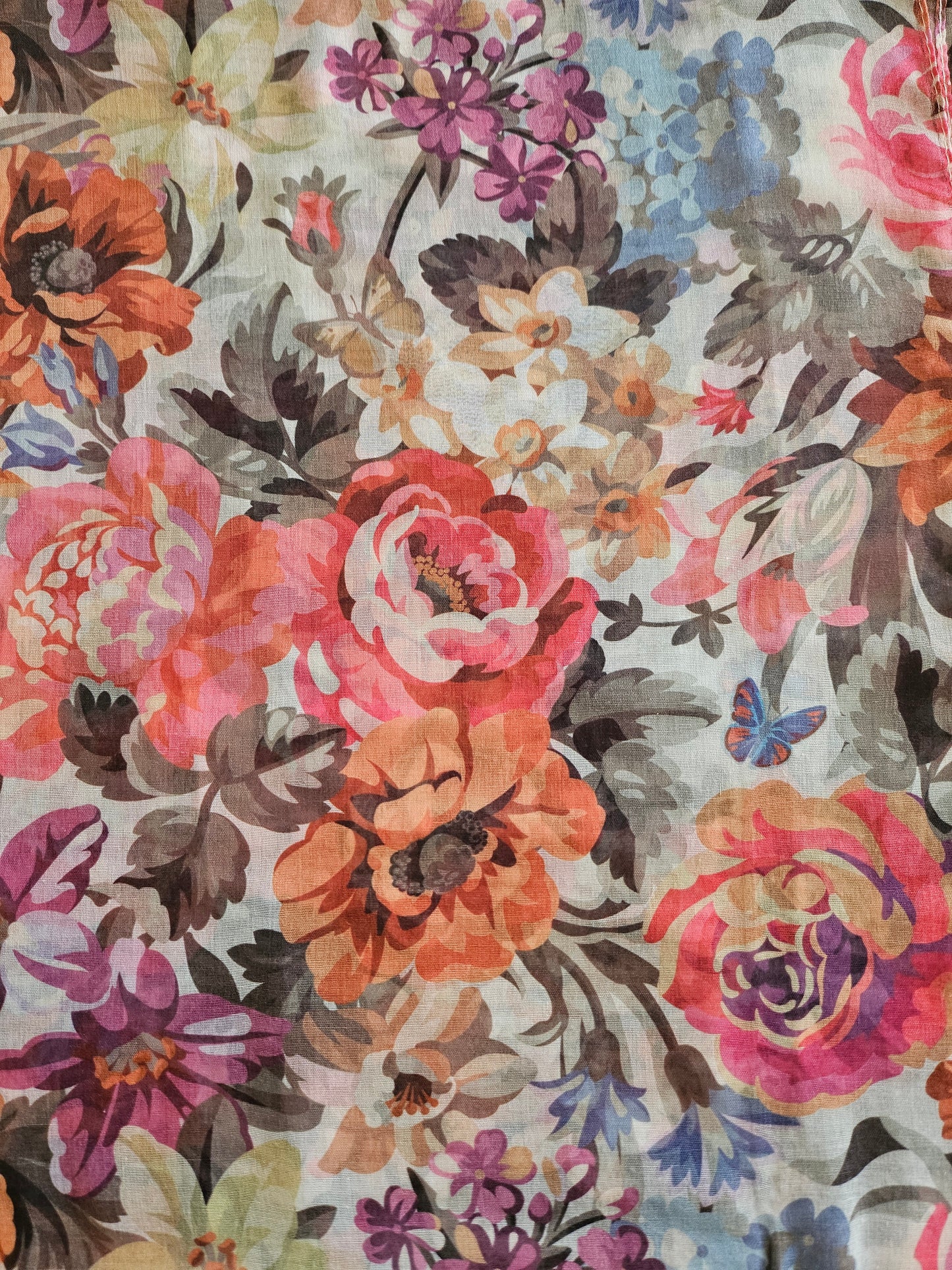 ELEGANT FLORAL SCARF #20