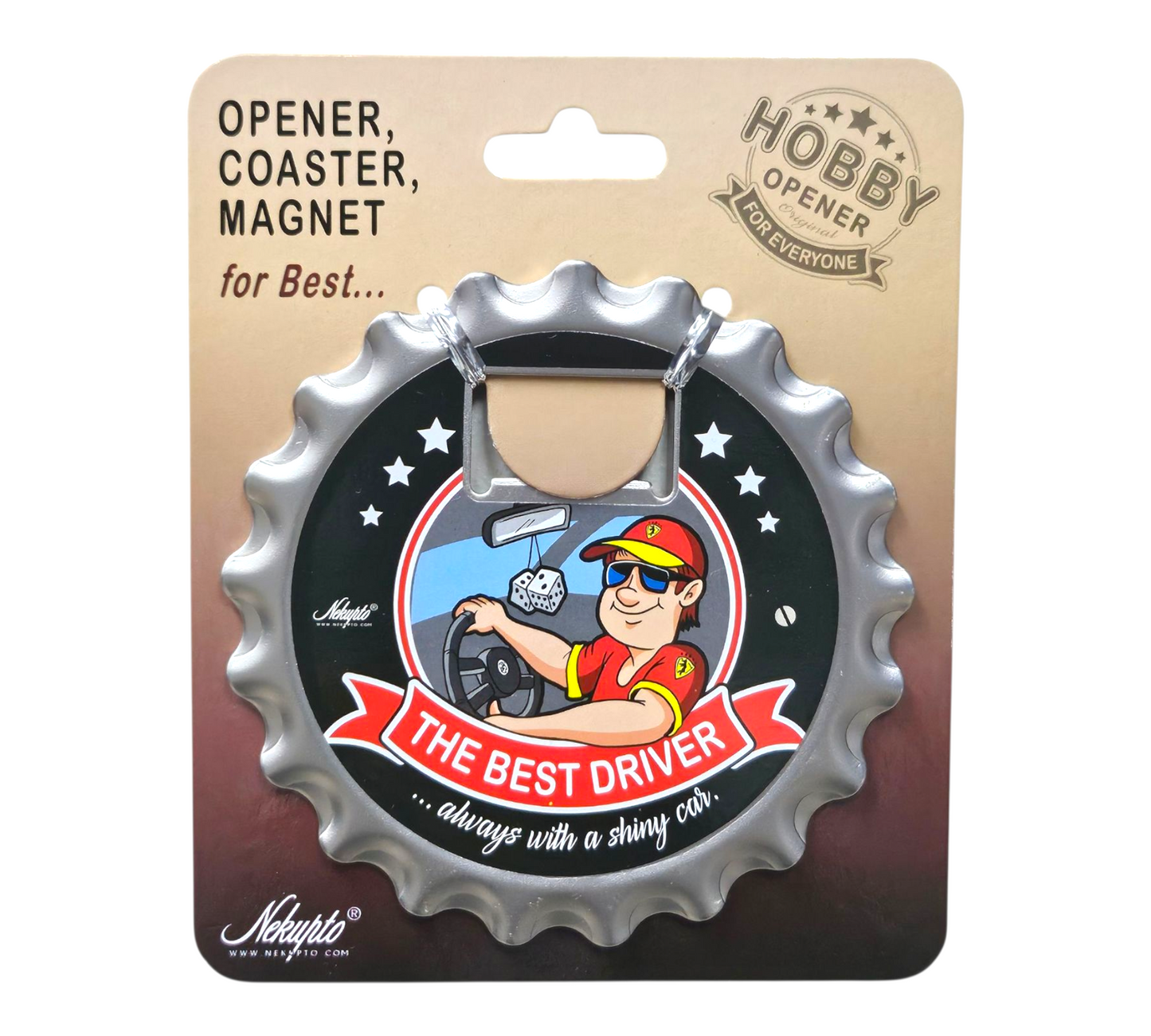 THE BEST DRIVER Opener/Coaster/Magnet