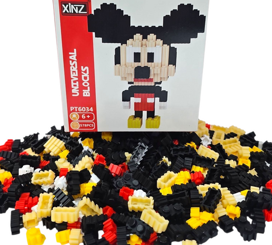 MICKEY MOUSE 3D PUZZLE BLOCK SET (578 Blocks) — view 2