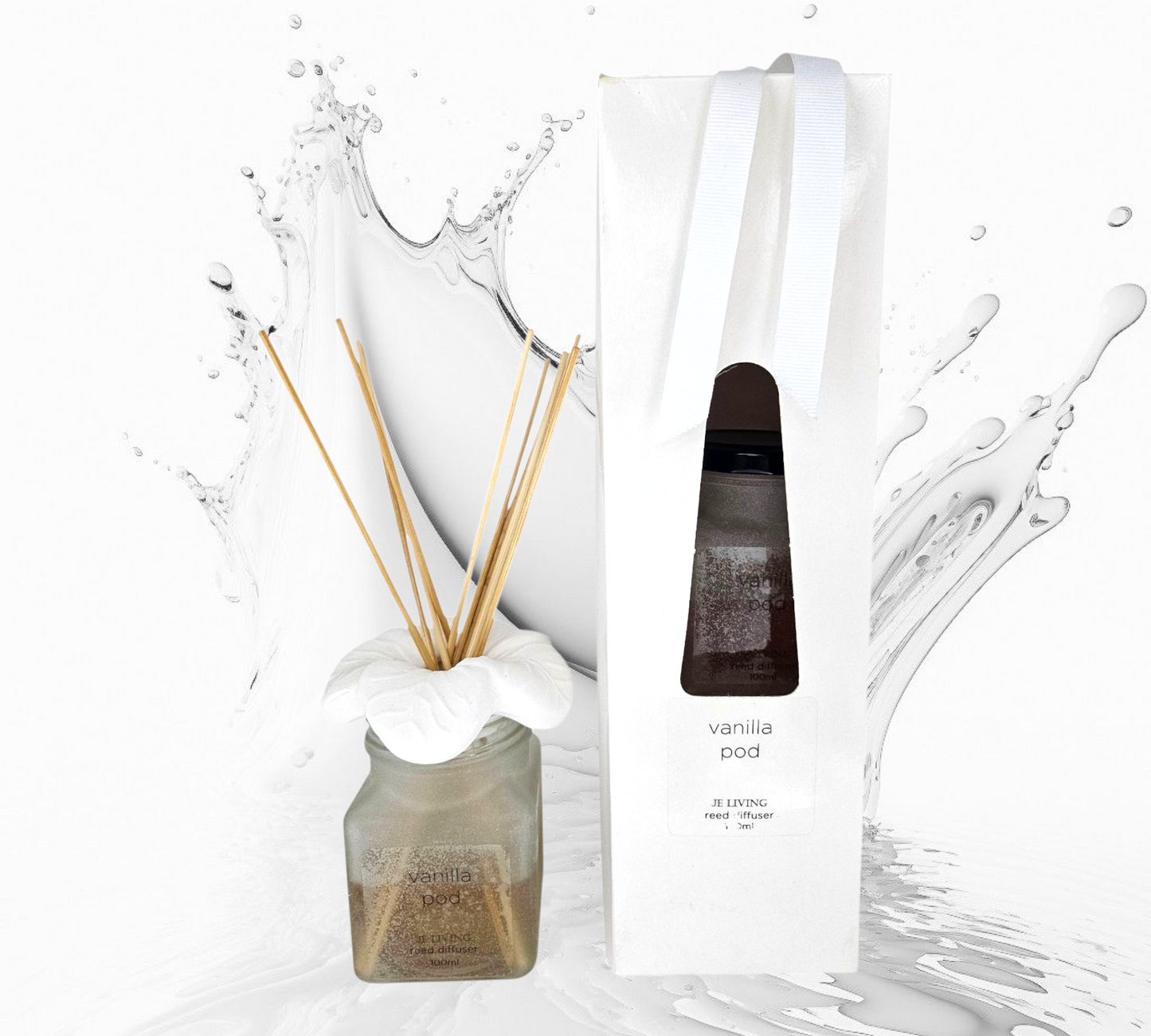 Vanilla Pod Reed Diffuser Set