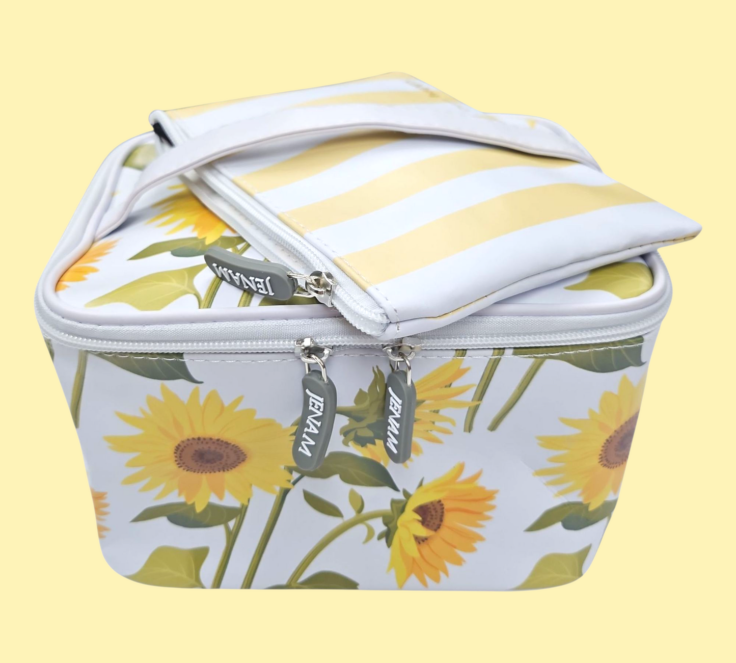 HAPPINESS TOILETRIES BAG WITH MATCHING POUCH