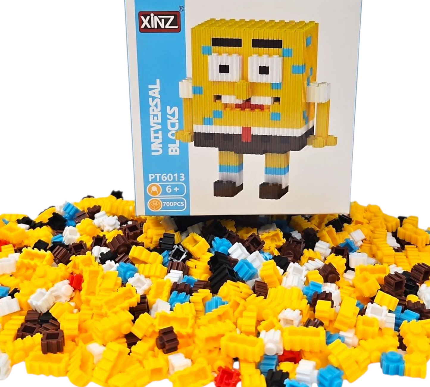 SPONGEBOB 3D PUZZLE BLOCK SET (700 Blocks)
