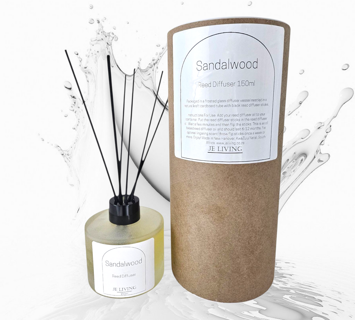 Sandalwood Reed Diffuser Set
