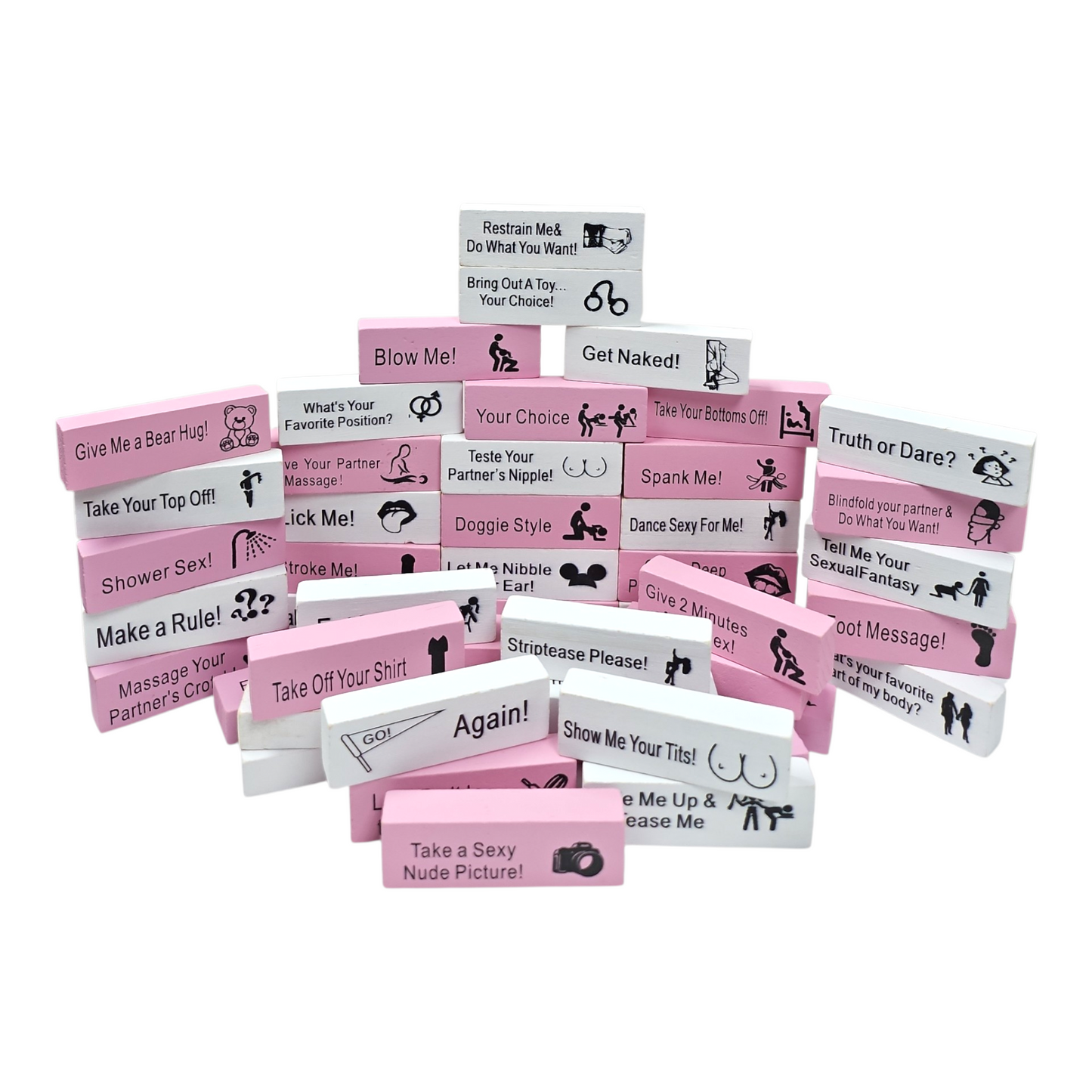 BEDROOM JENGA BLOCKS Adult Game