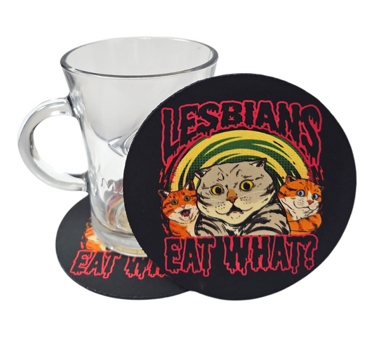 LESBIANS EAT WHAT? COASTER — view 2