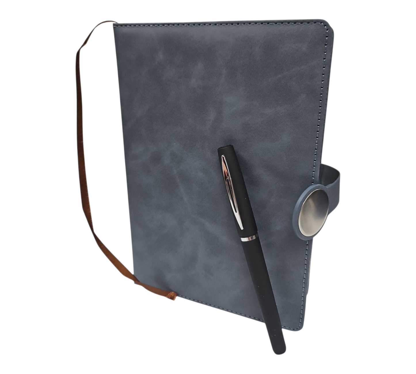 LUXURY GREY NOTEBOOK & PEN GIFT SET