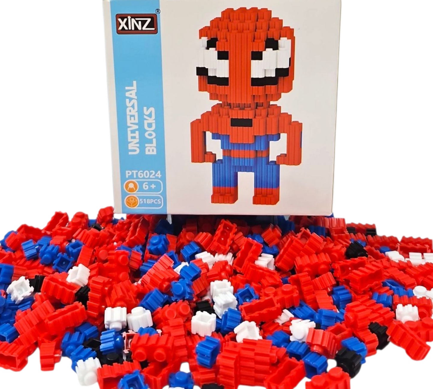 SPIDER-MAN 3D PUZZLE BLOCK SET (518 Blocks)