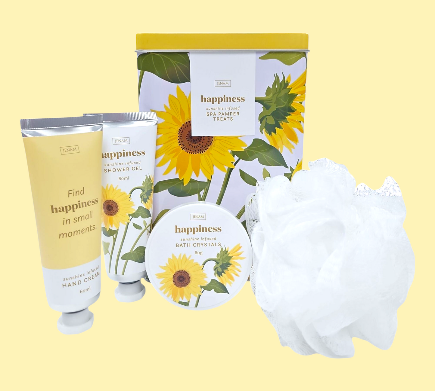 HAPPINESS PAMPER TREATS IN A TIN