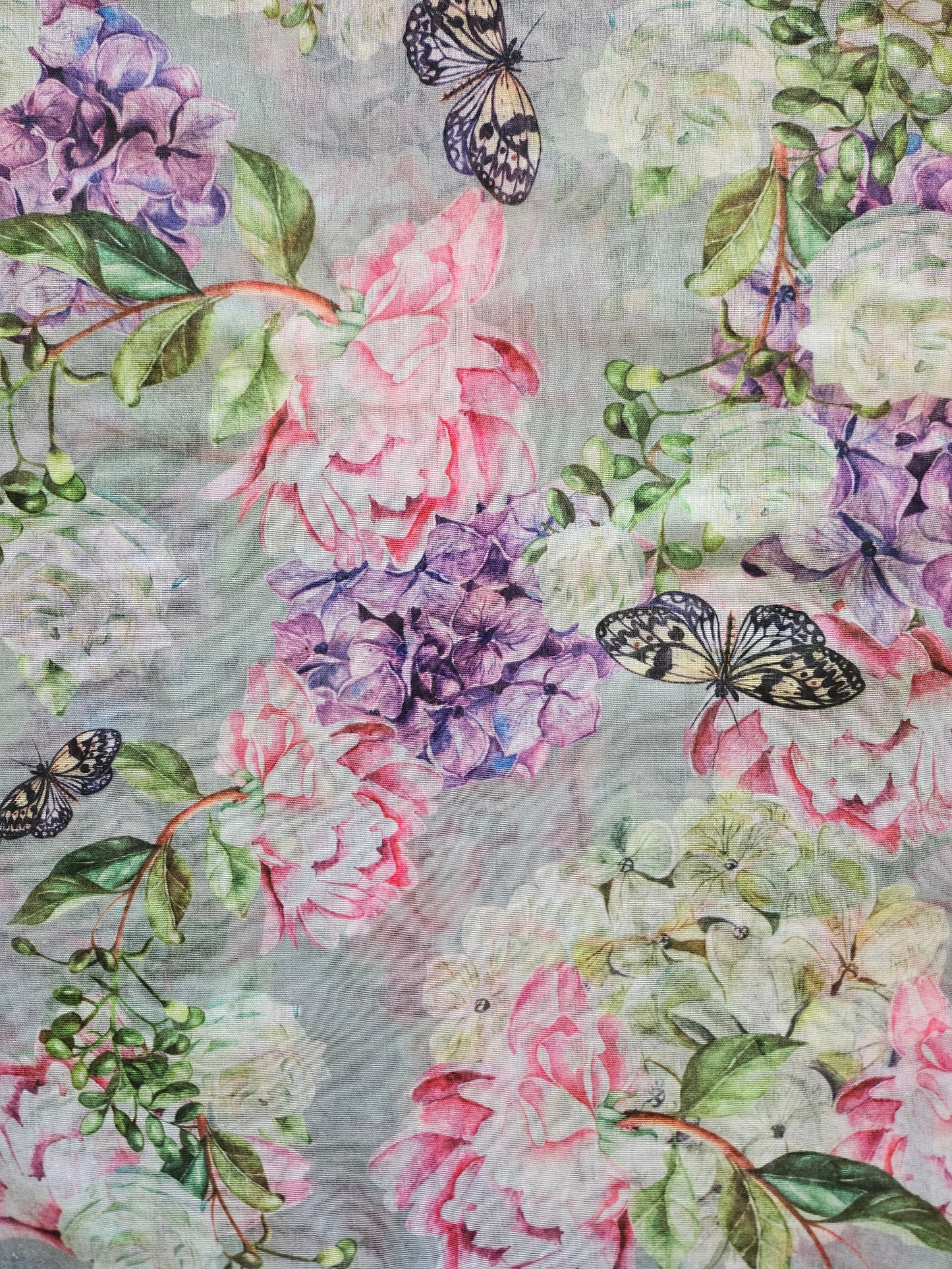 ELEGANT FLORAL SCARF #18