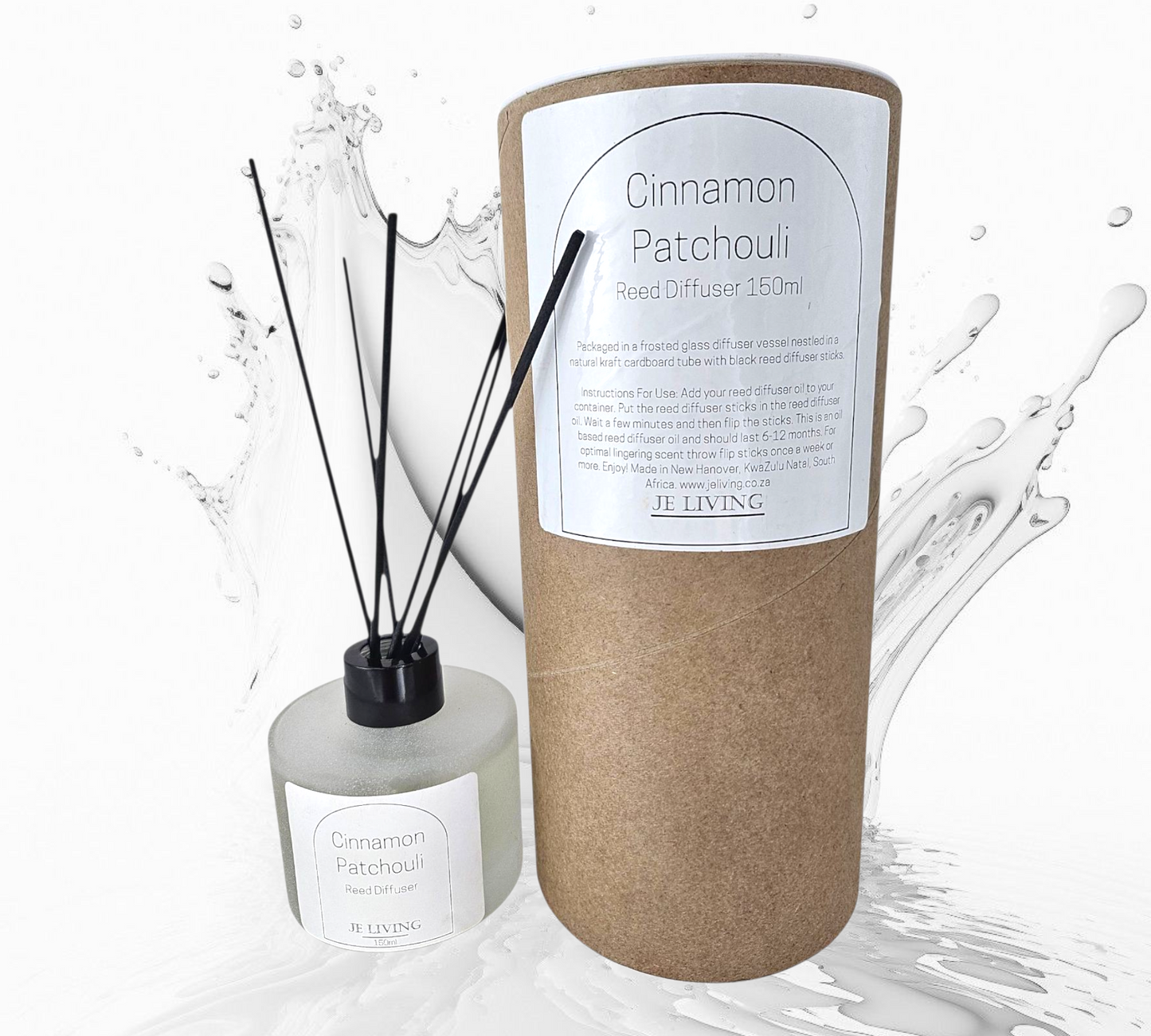 Cinnamon/Patchouli Reed Diffuser Set