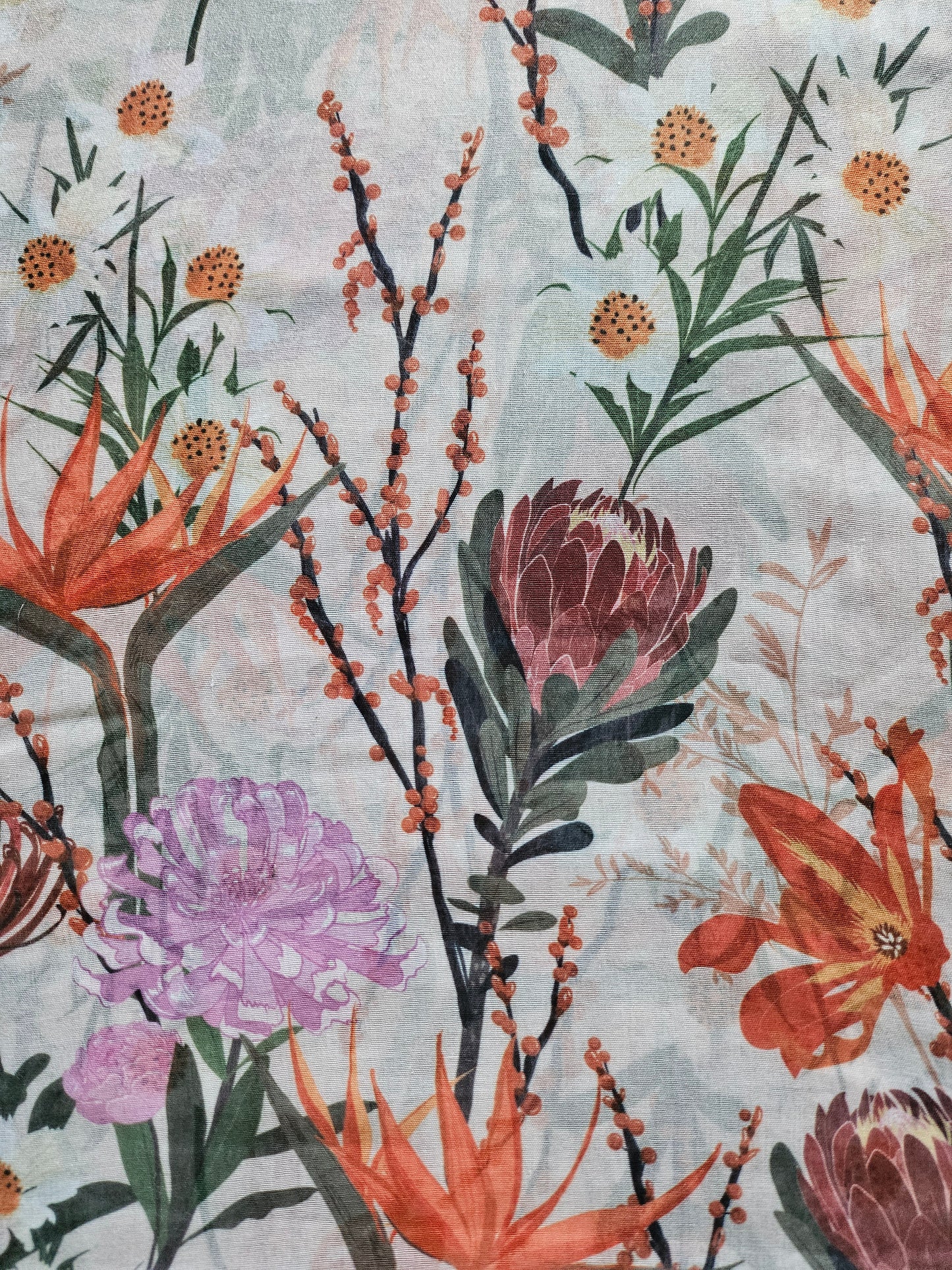 ELEGANT FLORAL SCARF #22