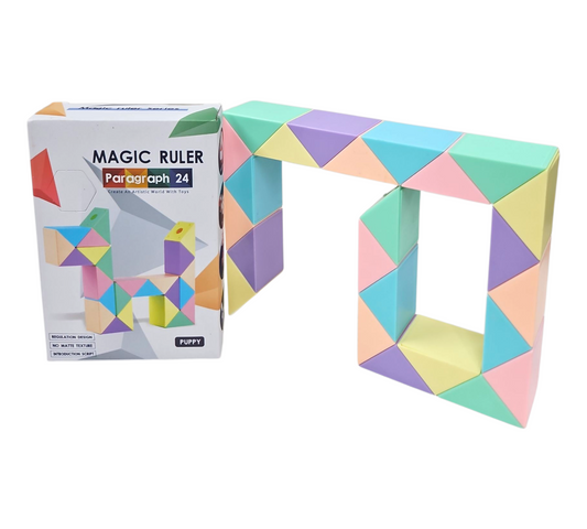 MAGIC RULER SNAKE PUZZLE — view 2