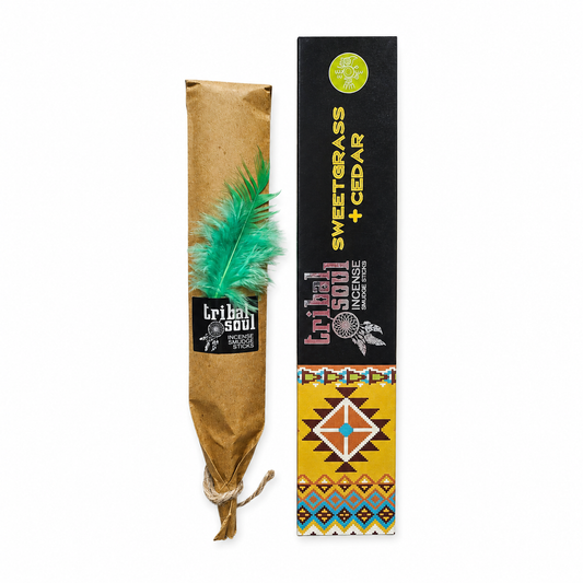 SWEETGRASS & CEDAR Incense Smudge Sticks — view 2