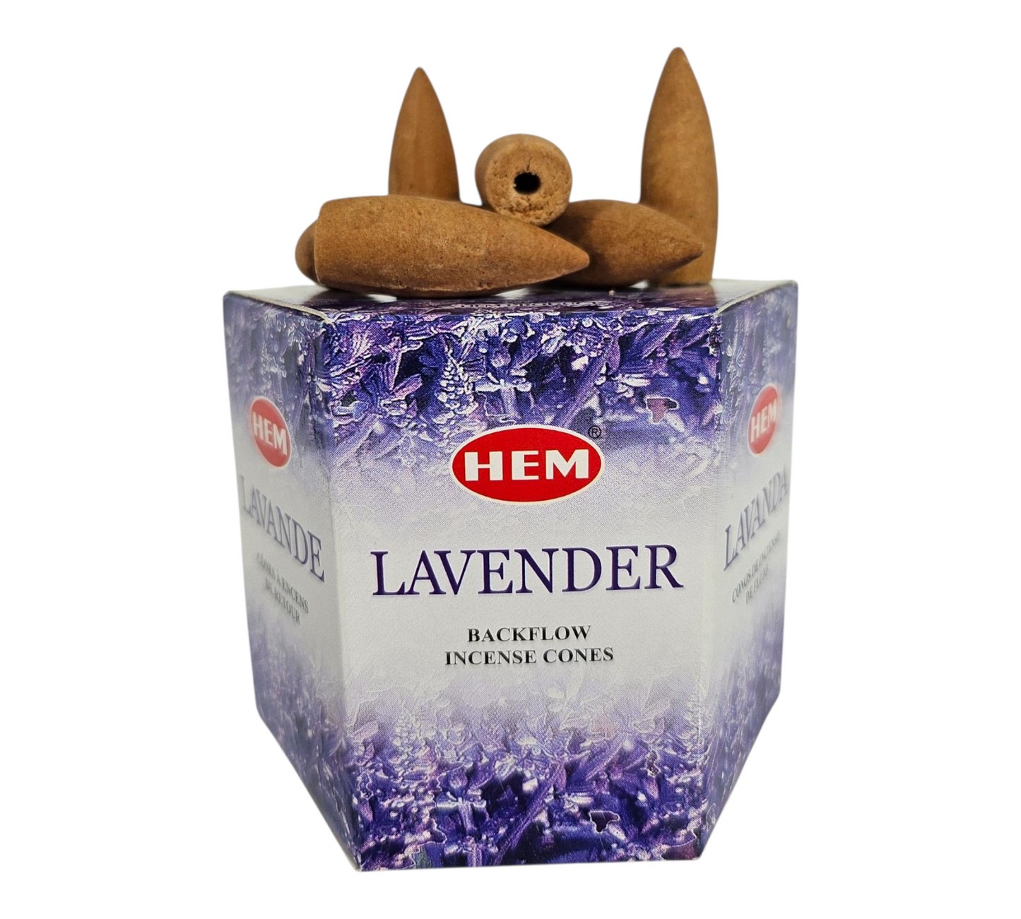 Lavender Backflow Incense Burner Cones