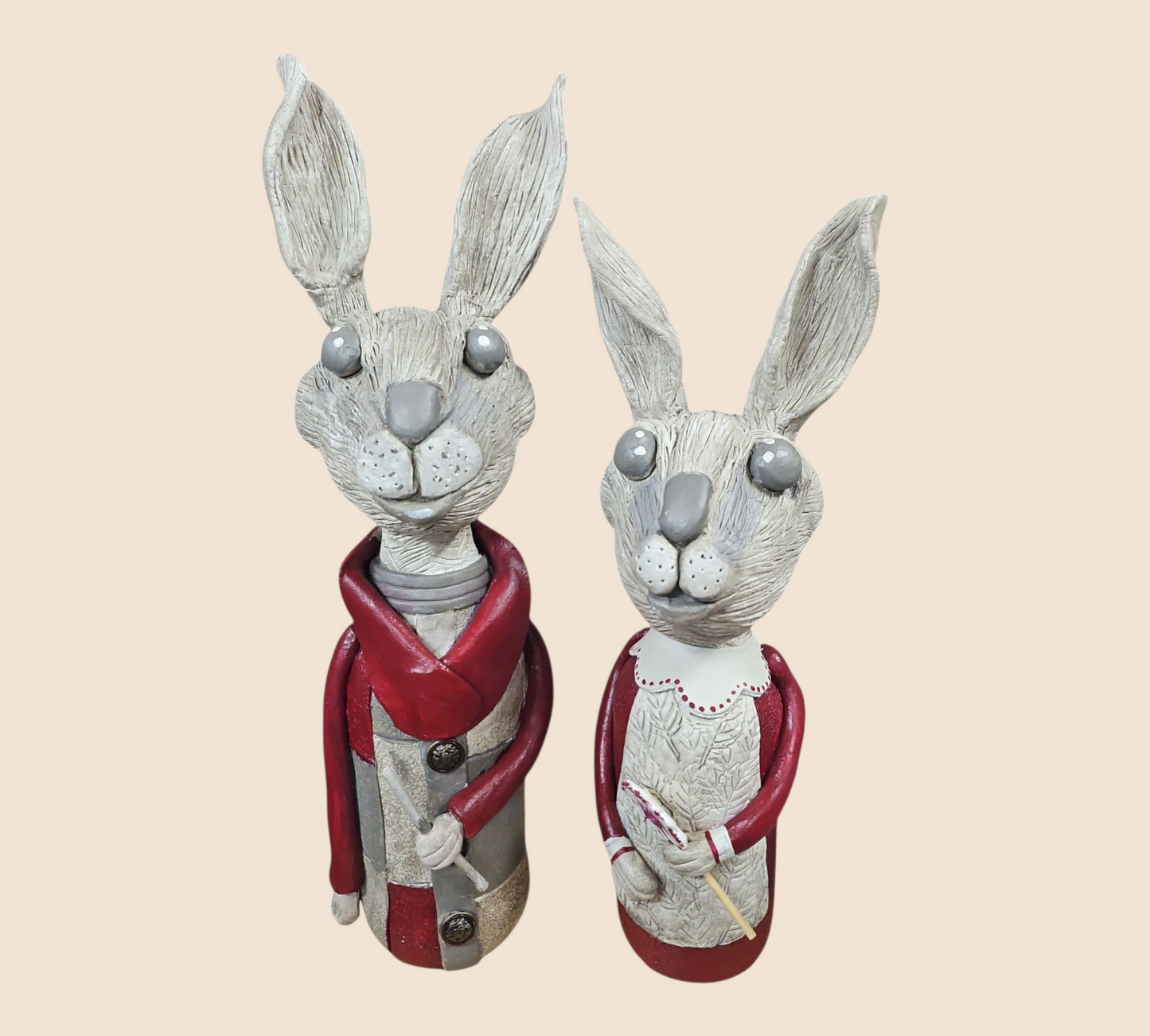 Handcrafted Clay Figurines 'Endearment'
