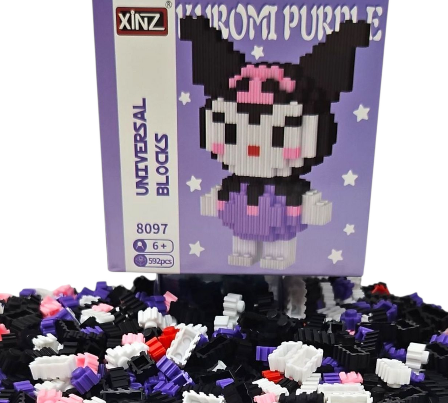 KUROMI 3D PUZZLE BLOCK SET (592 Blocks)