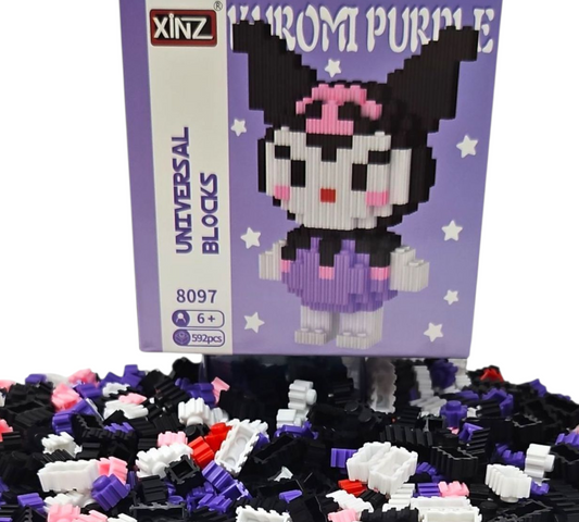 KUROMI 3D PUZZLE BLOCK SET (592 Blocks) — view 2