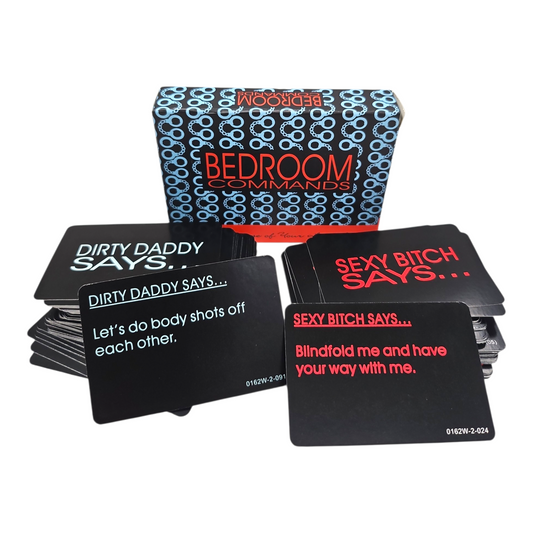 Bedroom Commands Adult Card Game — view 2