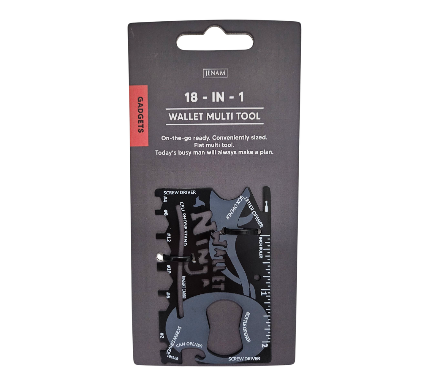 18-in-1 WALLET MULTI TOOL