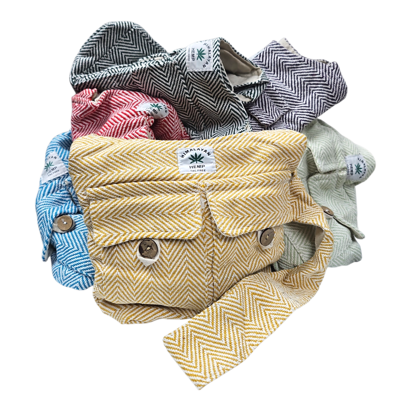 Himalayan Hemp Chevron Shoulder Bag