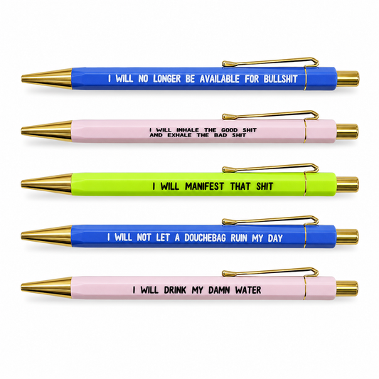 DAILY REMINDERS TO LIVE YOUR BEST LIFE Pen Set — view 2
