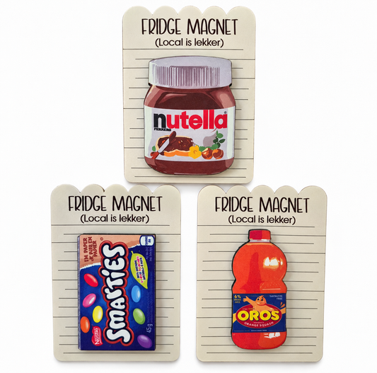 Local is Lekker Fridge Magnet Set of 3 (A)