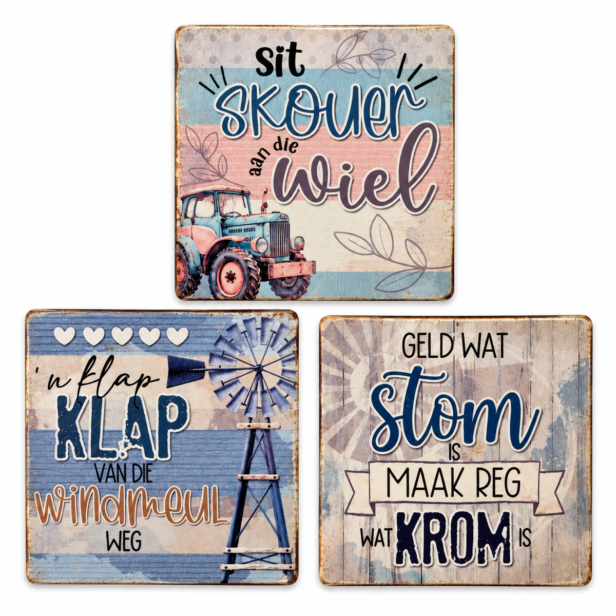 Idioms Magnets Set of 3