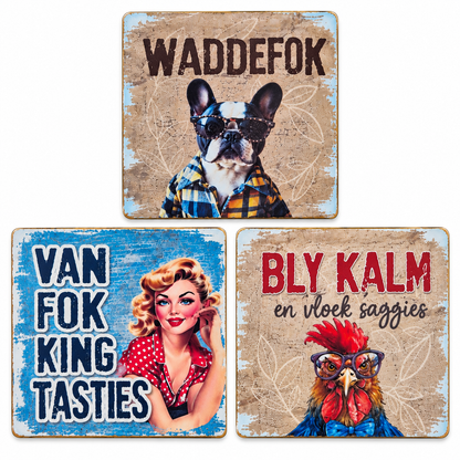 Idioms Magnets Set of 3