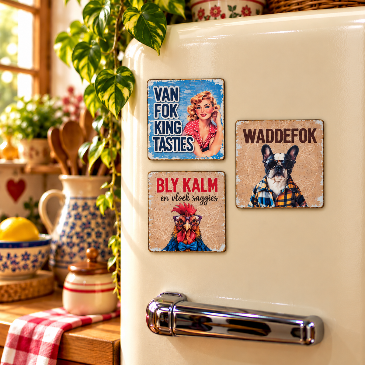 Idioms Magnets Set of 3