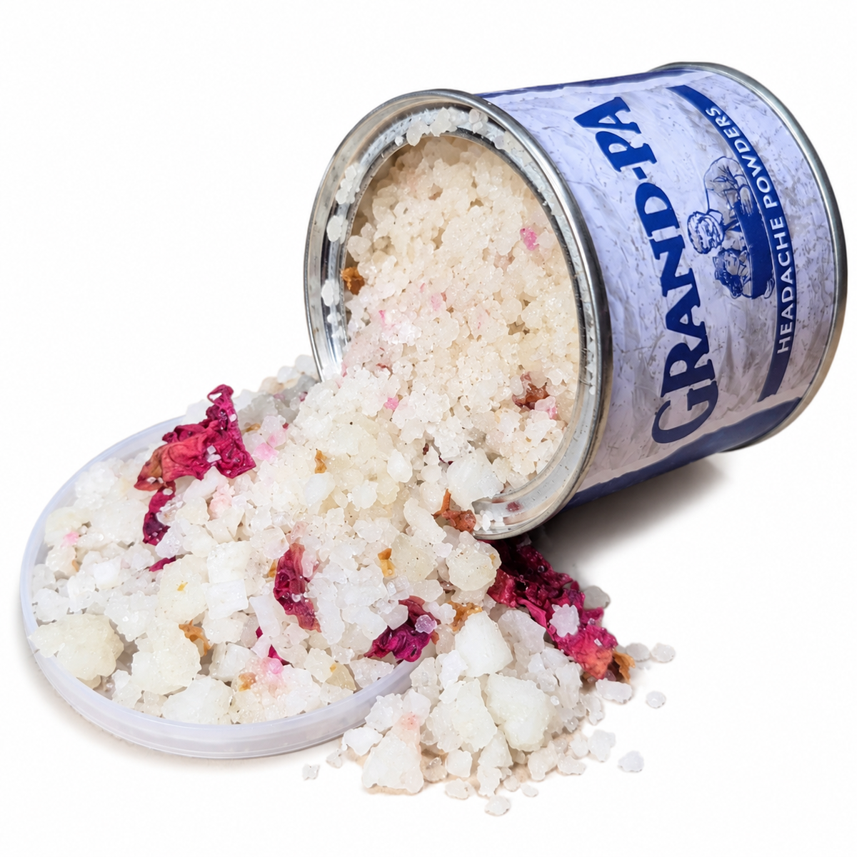 Sandalwood/Rose Bath Salt in Oupa Tin