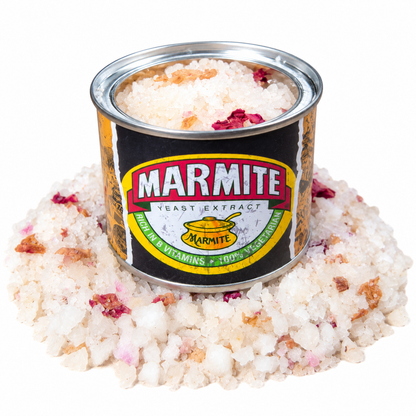 Sandalwood/Rose Bath Salt in Marmite Tin