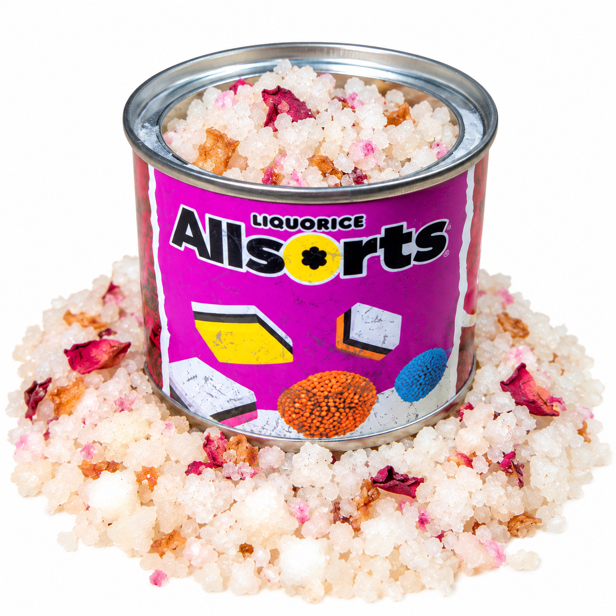 Sandalwood/Rose Bath Salt in Allsorts Tin