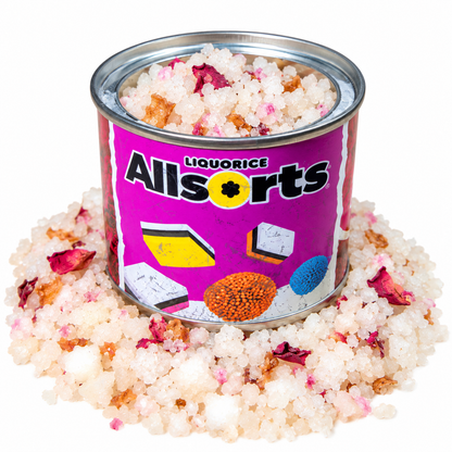 Sandalwood/Rose Bath Salt in Allsorts Tin