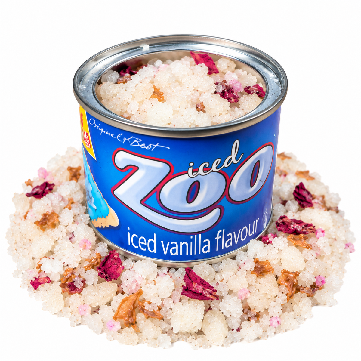 Sandalwood/Rose Bath Salt in Zoo Cookies Tin