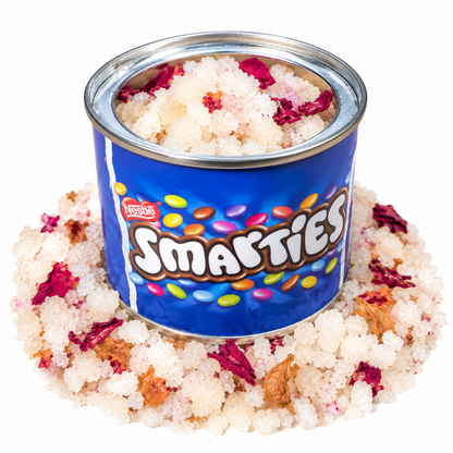 Sandalwood/Rose Bath Salt in Smarties Tin