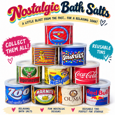 Sandalwood/Rose Bath Salt in Oupa Tin