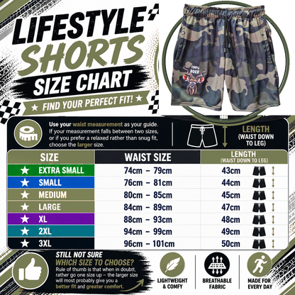 Men's 100% Boer Lifestyle Shorts