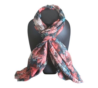 ELEGANT FLORAL SCARF #2