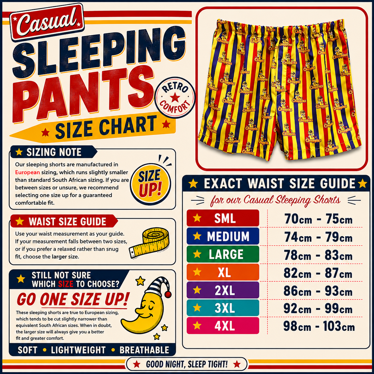 CHAPPIES Casual Sleeping Shorts — view 3
