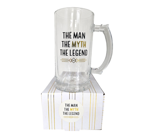 THE MAN THE MYTH THE LEGEND-BEER MUG (470ml)