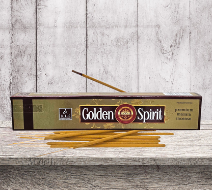B.A.C GOLDEN SPIRIT Masala (Hand Rolled) Incense Sticks.